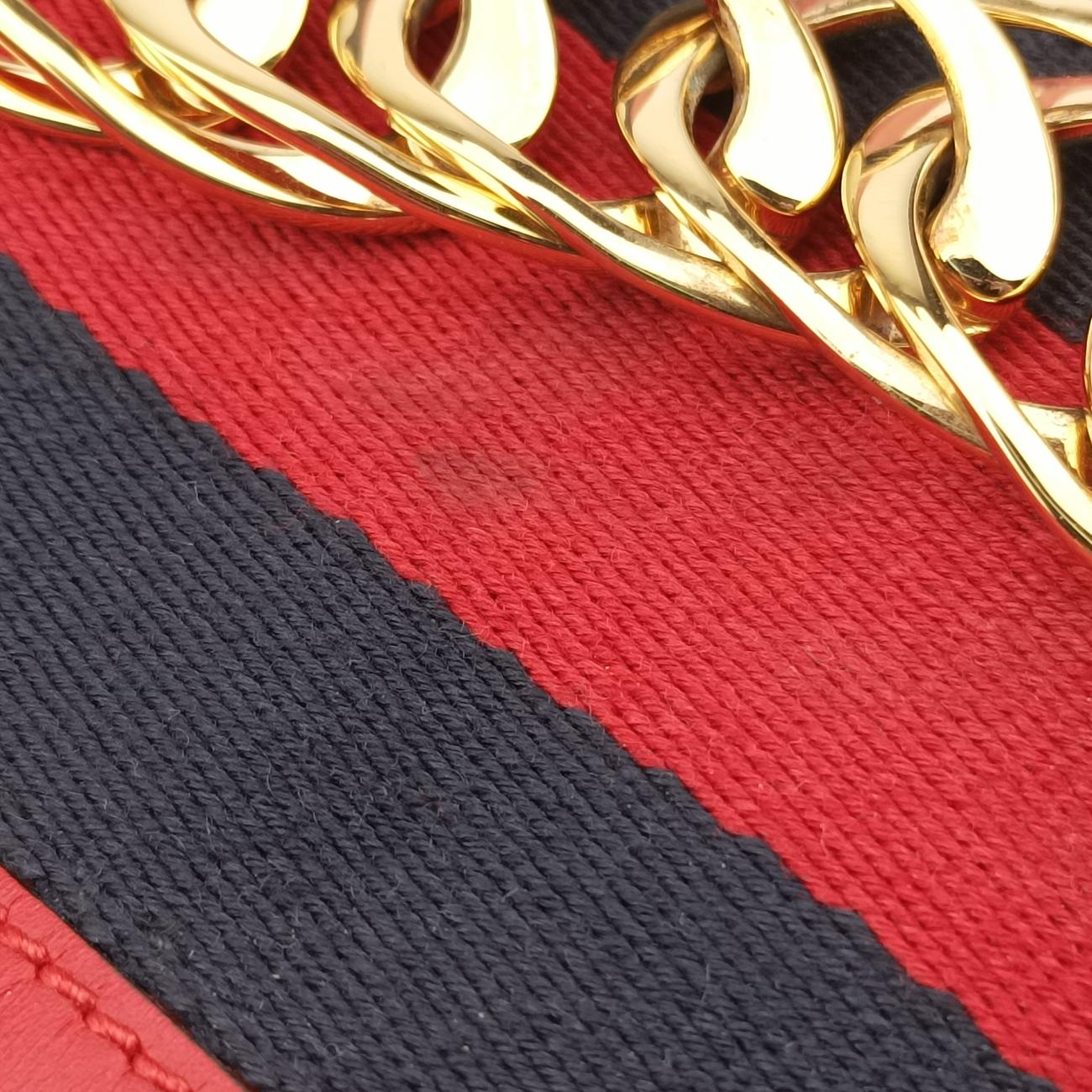 Sylvie Red×navy Leather C026083559