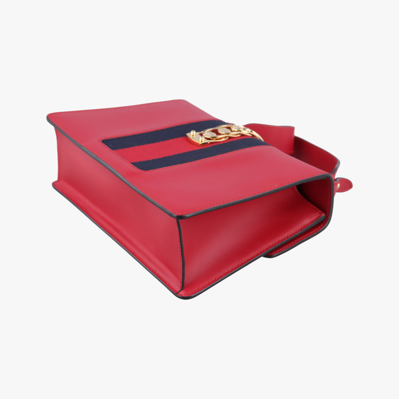 Sylvie Red×navy Leather C026083559