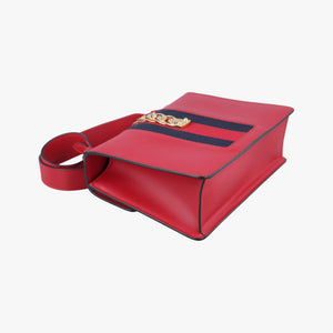 Sylvie Red×navy Leather C026083559