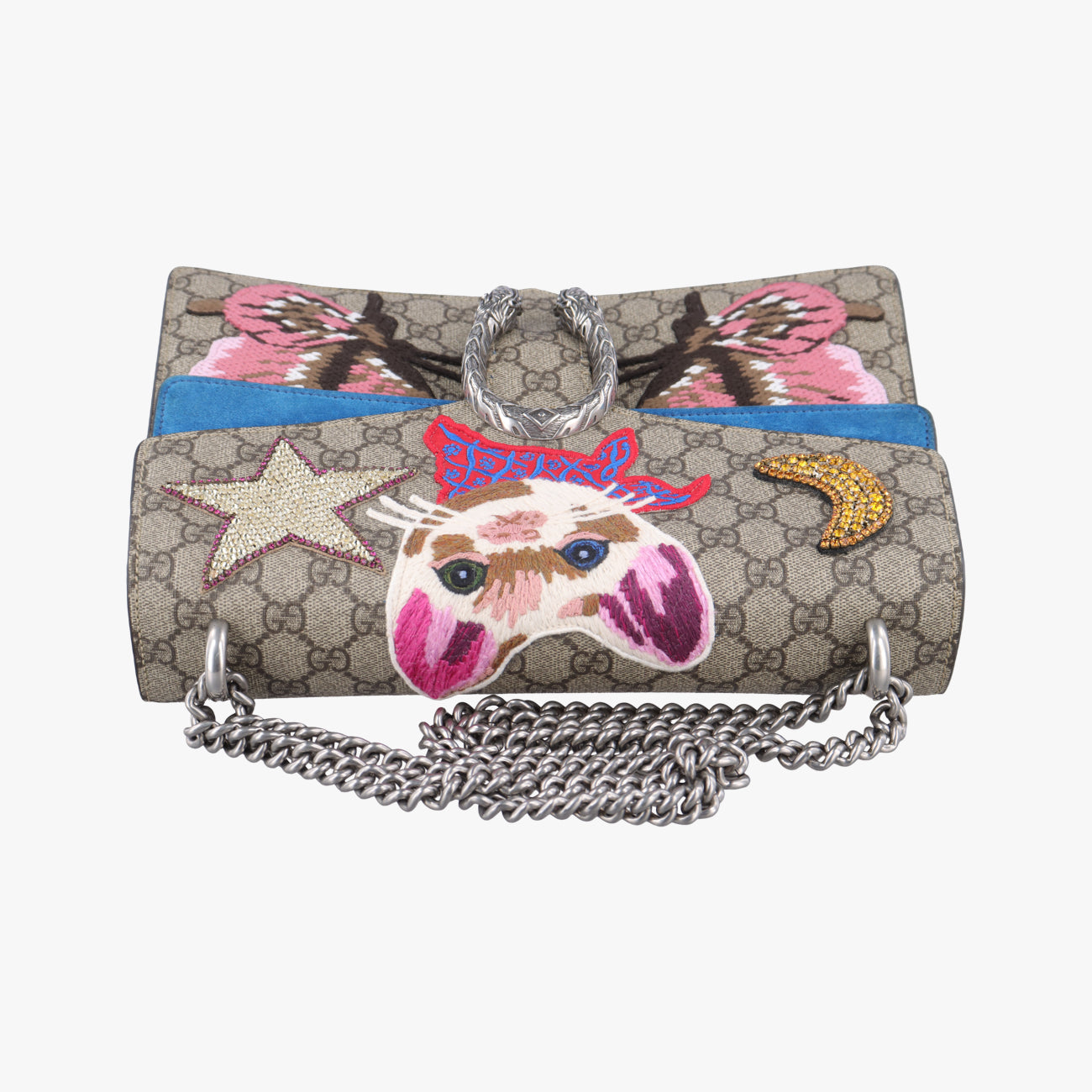 Dionysus Beige×Multicolour PVC coated canvas H019984295