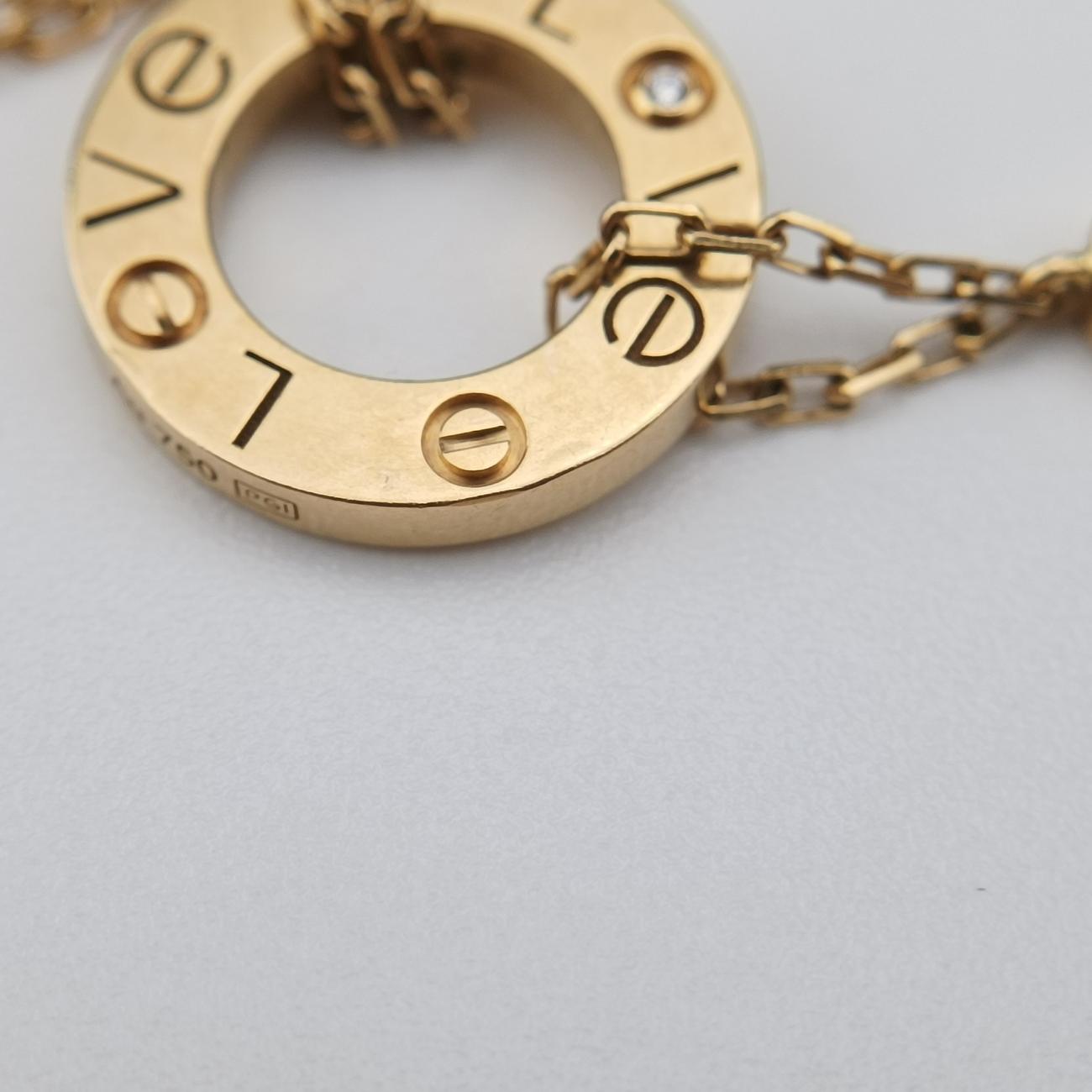 Love Circle DIAMONDS Golden AU750 DYF404