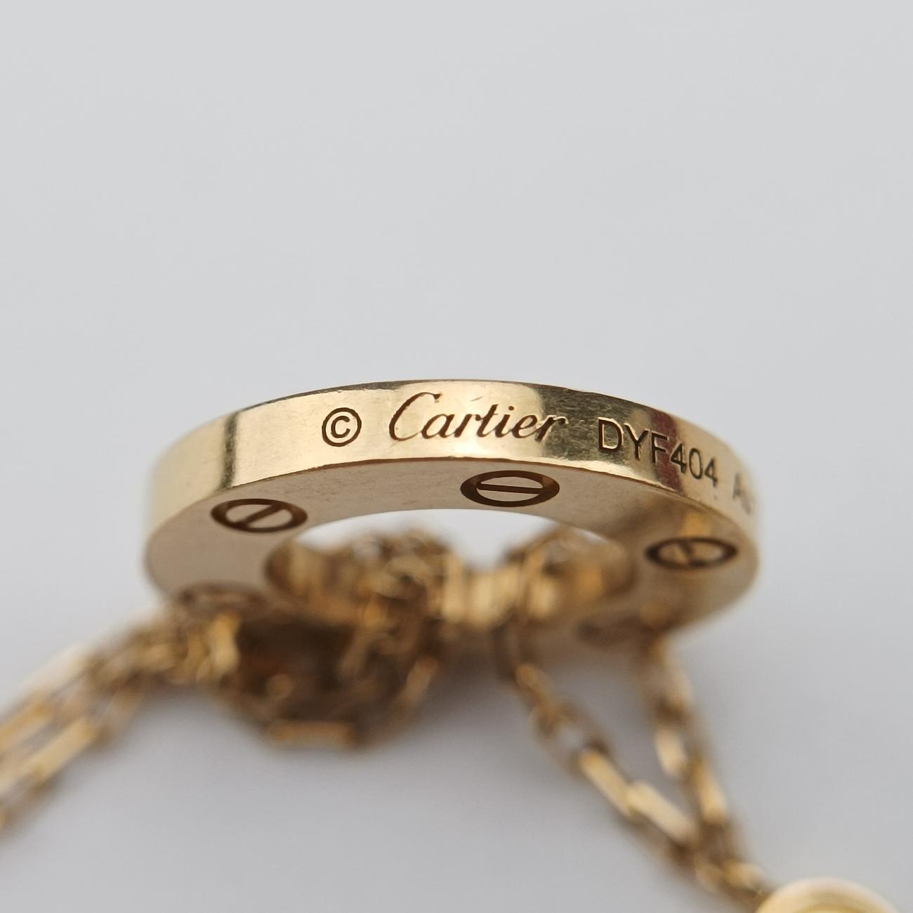 Love Circle DIAMONDS Golden AU750 DYF404