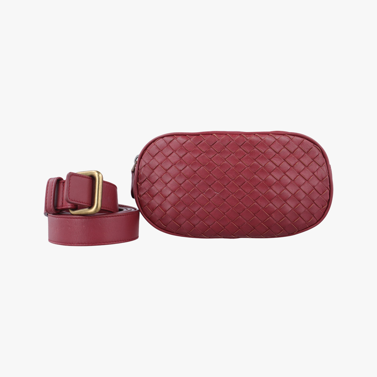 Intrecciato Burgundy lambskin B07806689Y