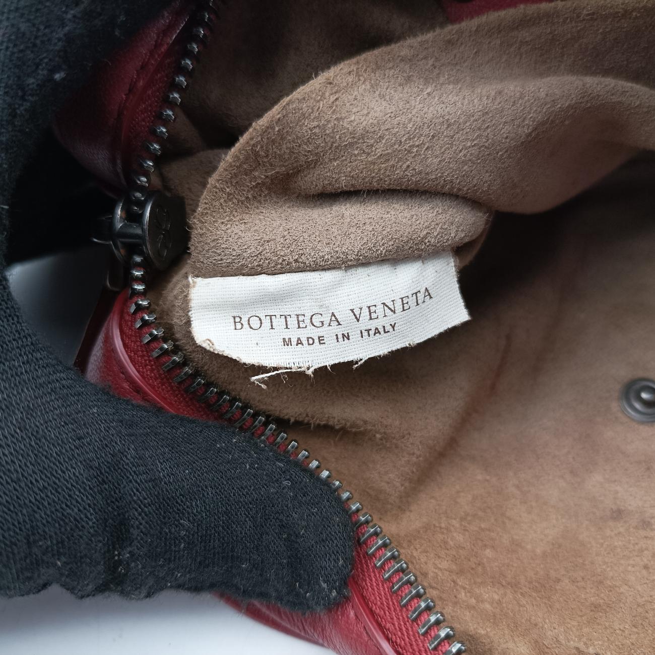 Intrecciato Burgundy lambskin B07806689Y
