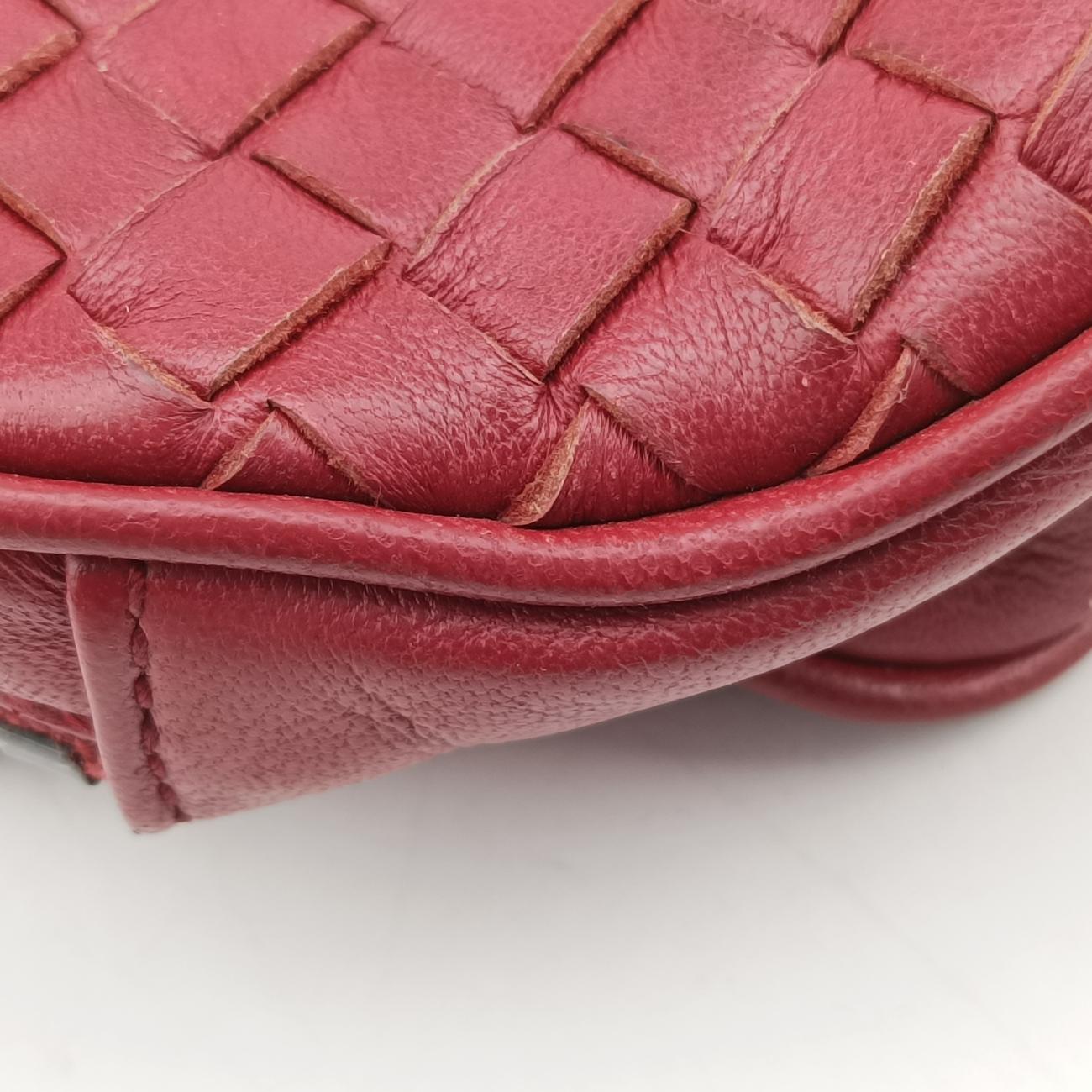 Intrecciato Burgundy lambskin B07806689Y