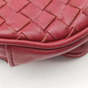 Intrecciato Burgundy lambskin B07806689Y