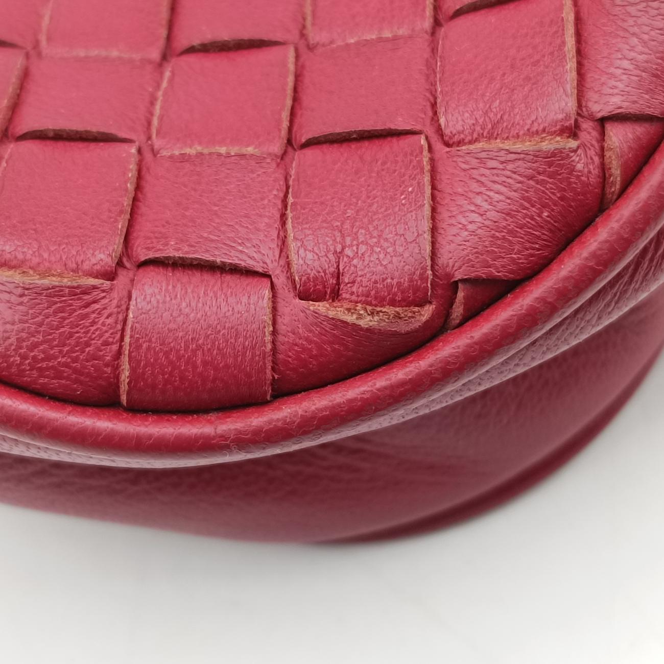 Intrecciato Burgundy lambskin B07806689Y