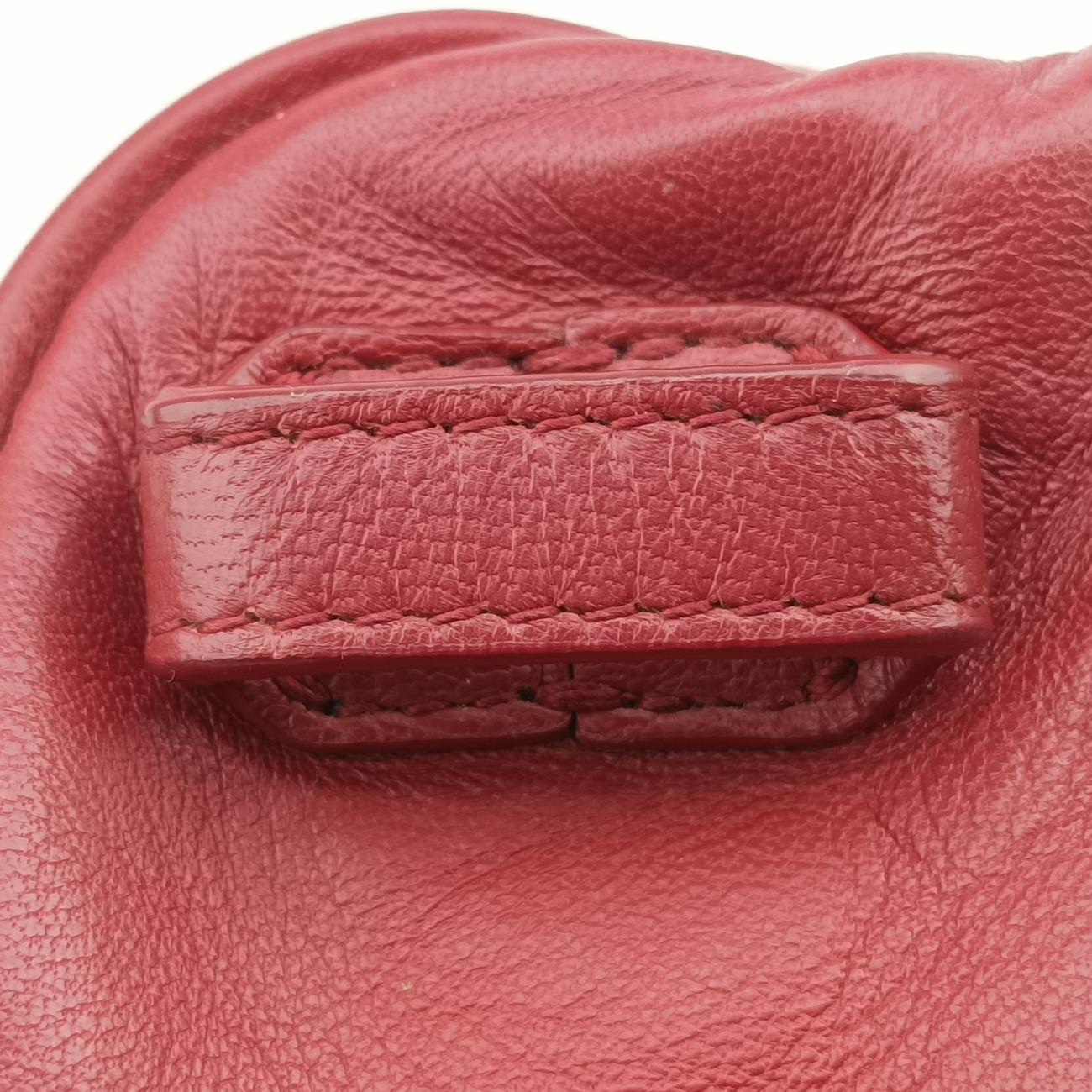 Intrecciato Burgundy lambskin B07806689Y