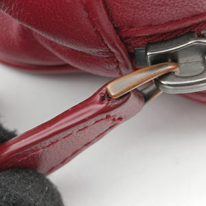 Intrecciato Burgundy lambskin B07806689Y