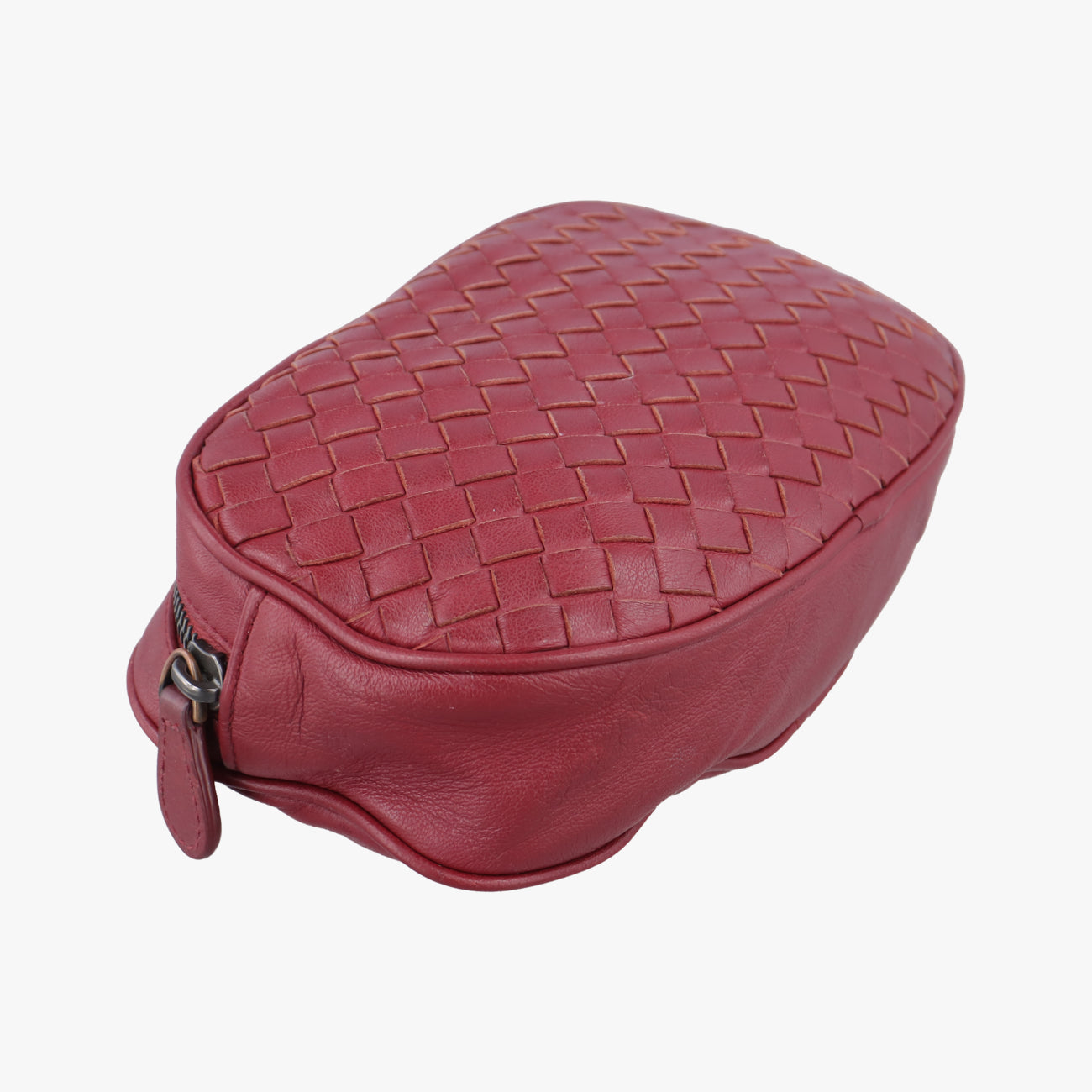 Intrecciato Burgundy lambskin B07806689Y