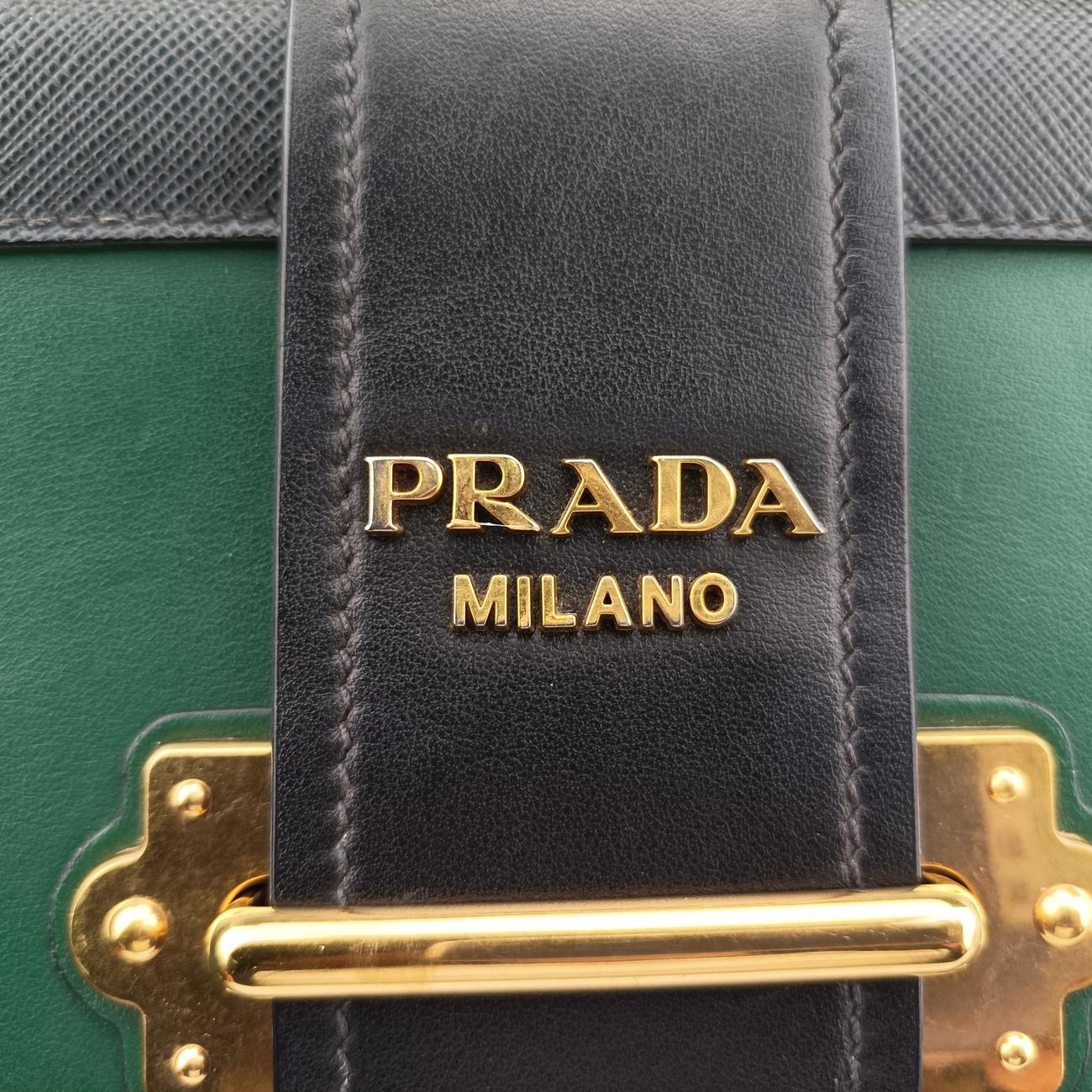 Cahier Green×Black Leather 25 B