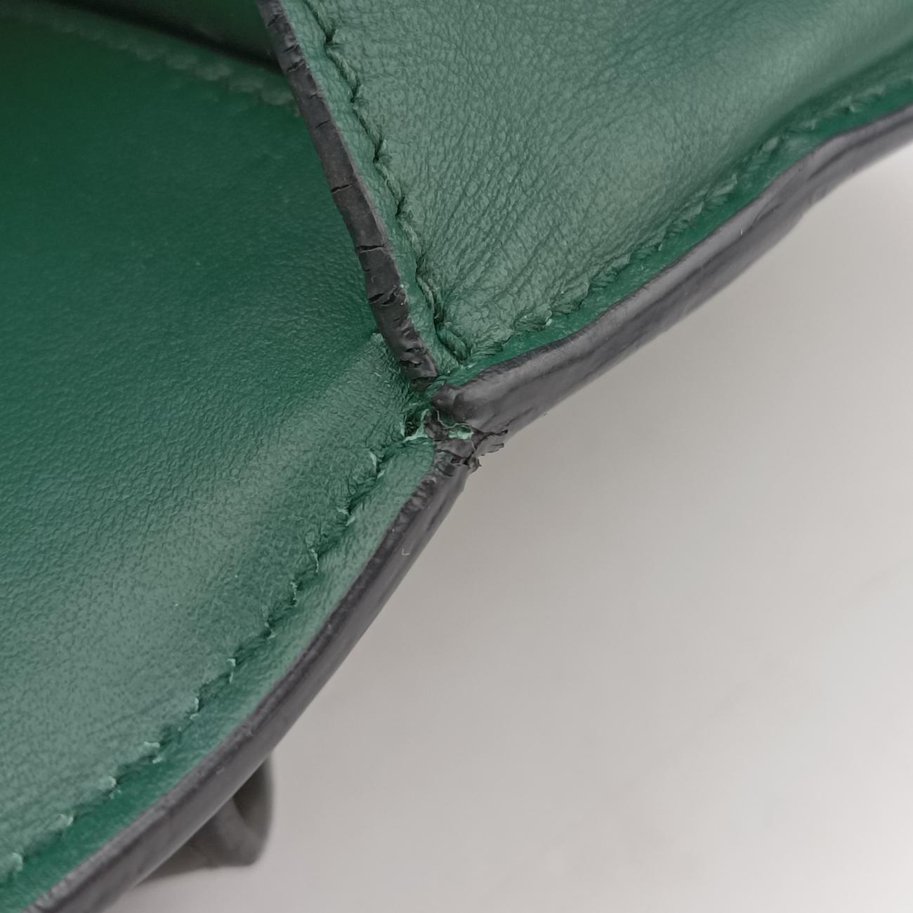 Cahier Green×Black Leather 25 B