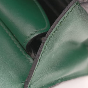 Cahier Green×Black Leather 25 B