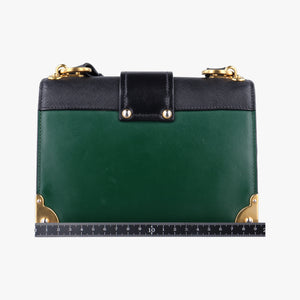 Cahier Green×Black Leather 25 B