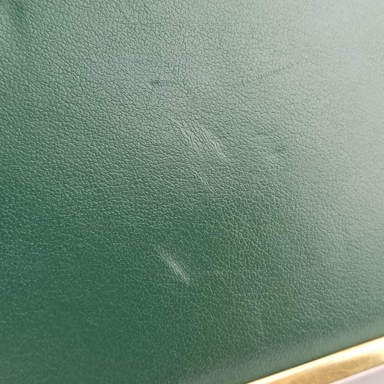 Cahier Green×Black Leather 25 B