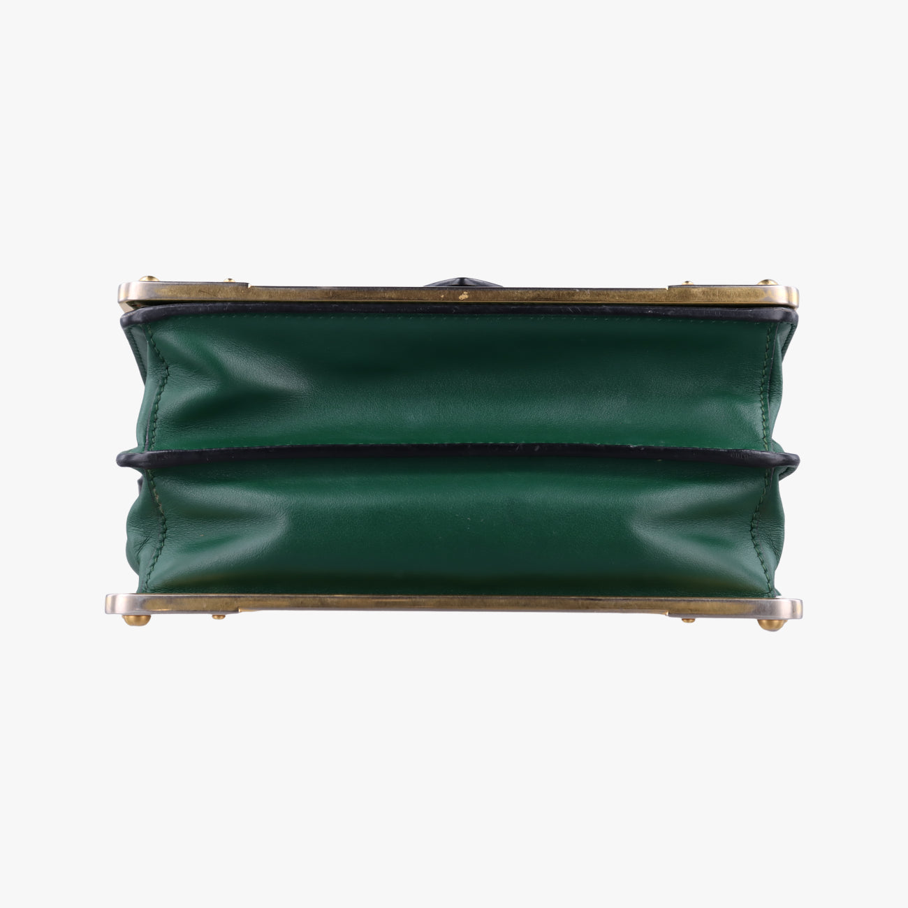 Cahier Green×Black Leather 25 B