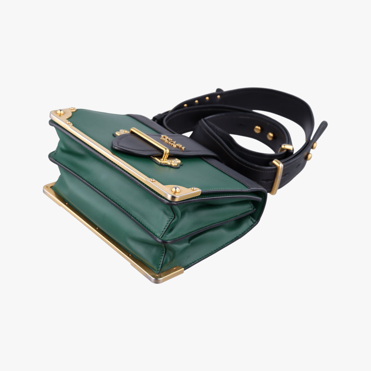 Cahier Green×Black Leather 25 B