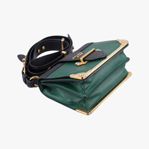 Cahier Green×Black Leather 25 B