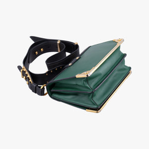 Cahier Green×Black Leather 25 B