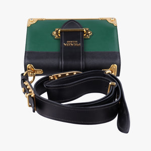 Cahier Green×Black Leather 25 B