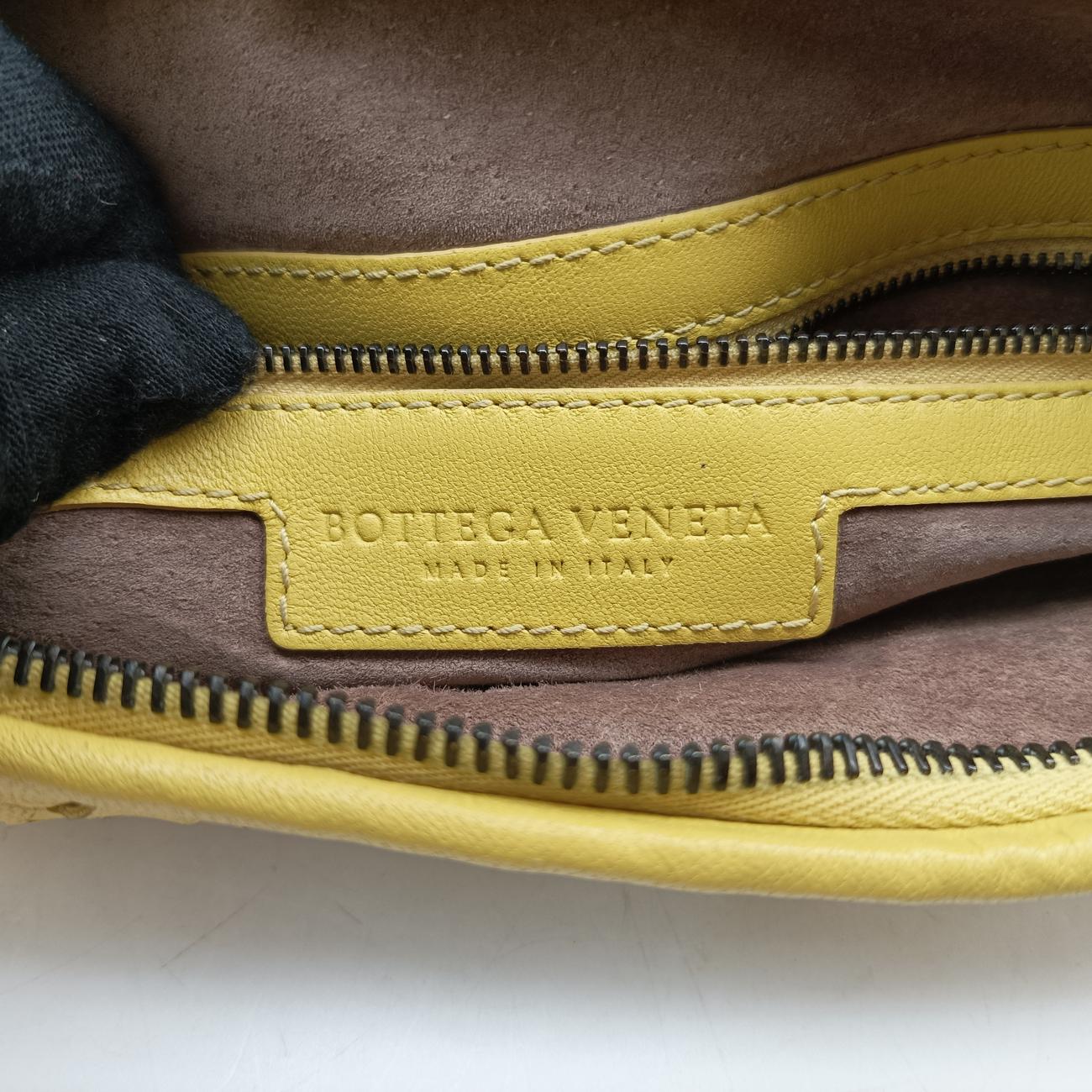 Intrecciato Yellow lambskin B01451144F