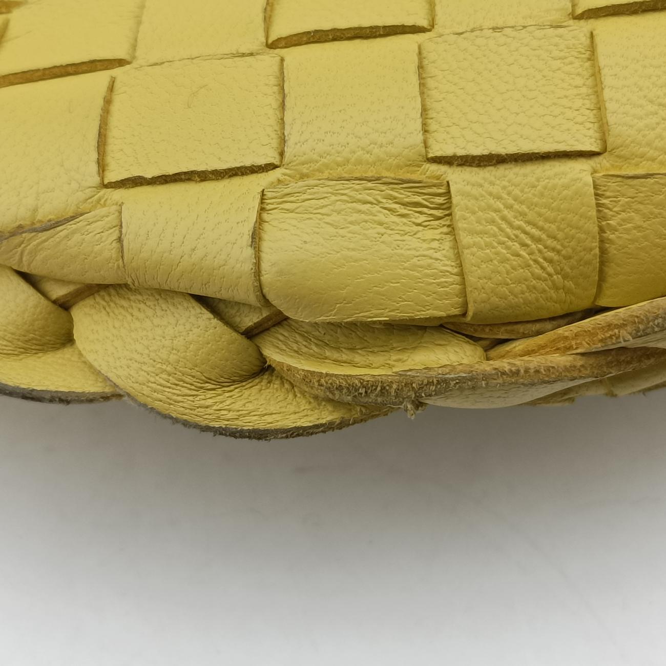 Intrecciato Yellow lambskin B01451144F