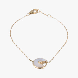 Amulette de Cartier Golden×white AU750 KEX146