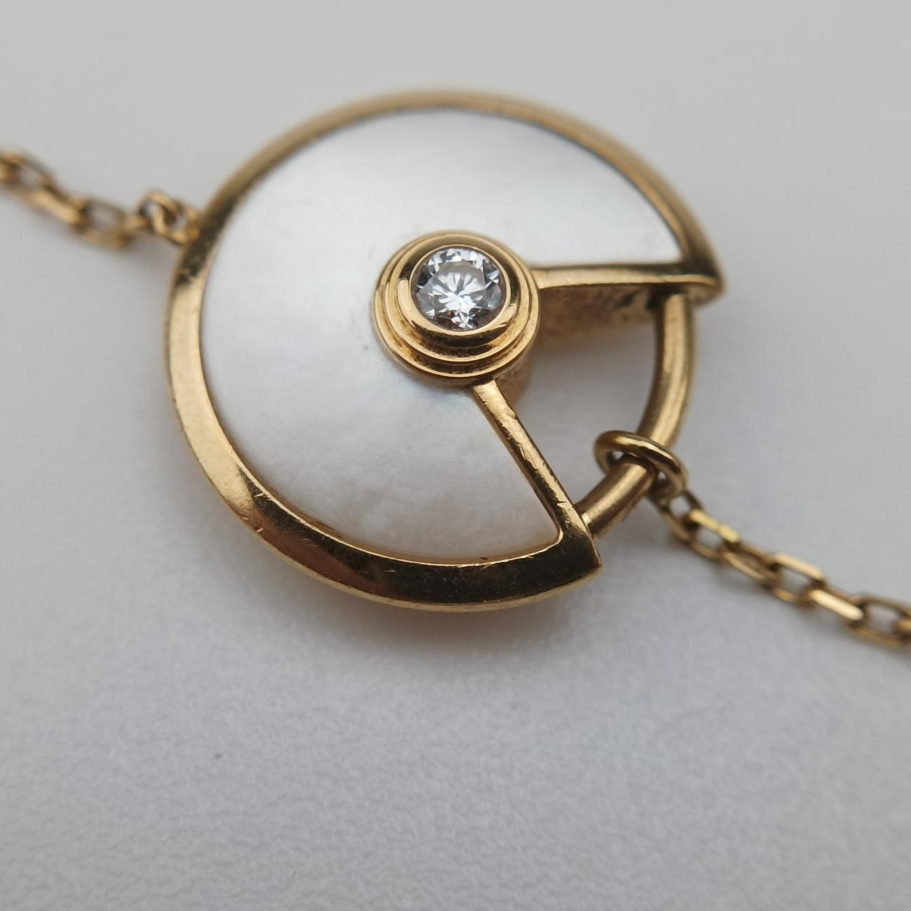 Amulette de Cartier Golden×white AU750 KEX146