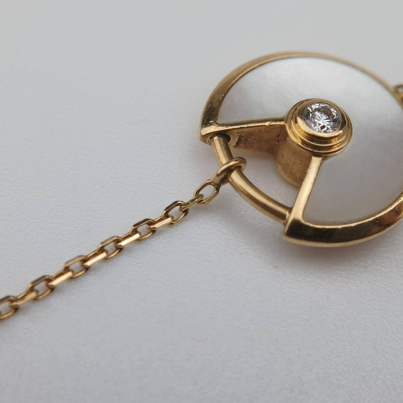 Amulette de Cartier Golden×white AU750 KEX146