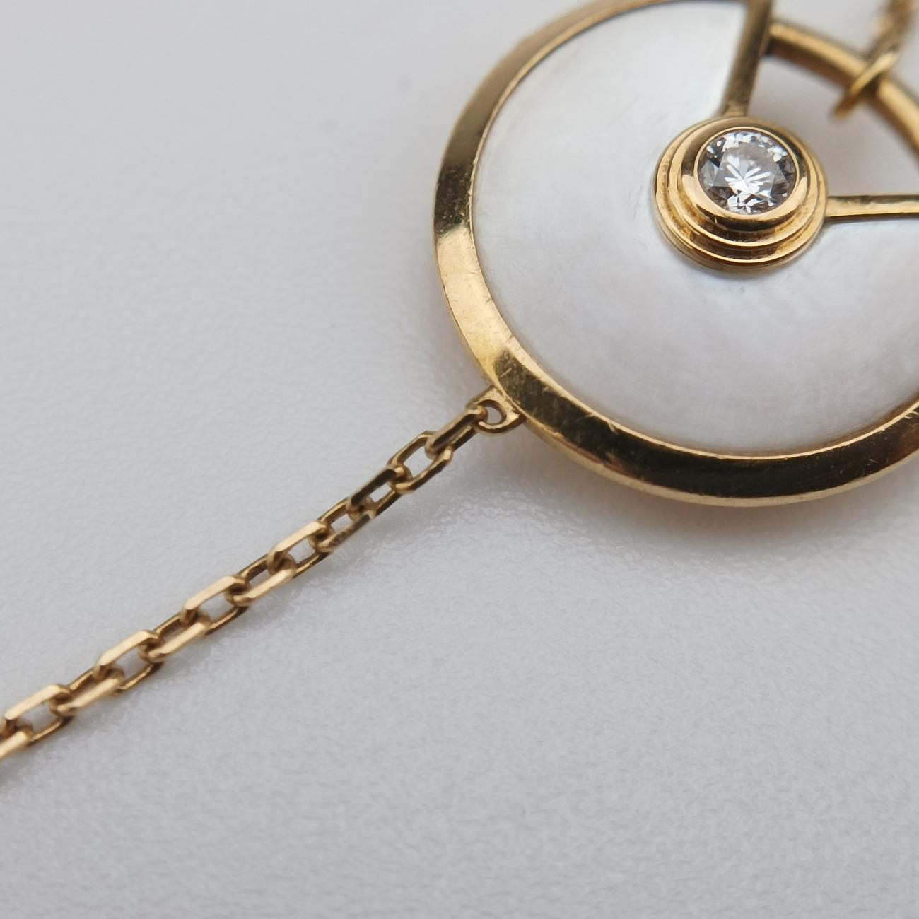 Amulette de Cartier Golden×white AU750 KEX146