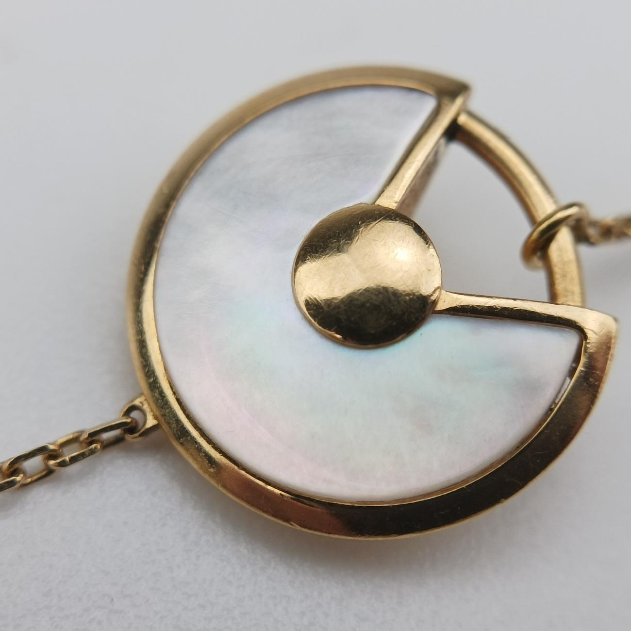 Amulette de Cartier Golden×white AU750 KEX146