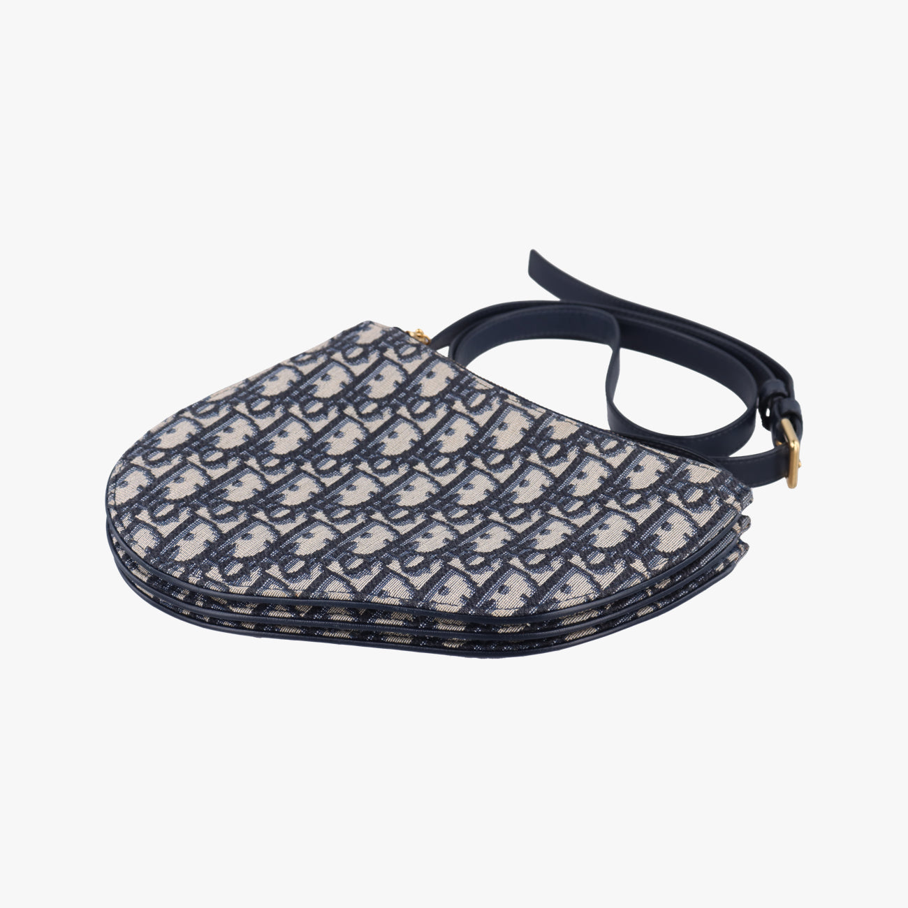 Saddle Navy×Gray Jacquard 12-MA-0139