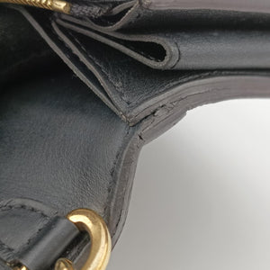 Portefeuille Twist Chain Wallet Black x Brown x White PVC x Leather SP2187