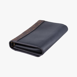Portefeuille Twist Chain Wallet Black x Brown x White PVC x Leather SP2187