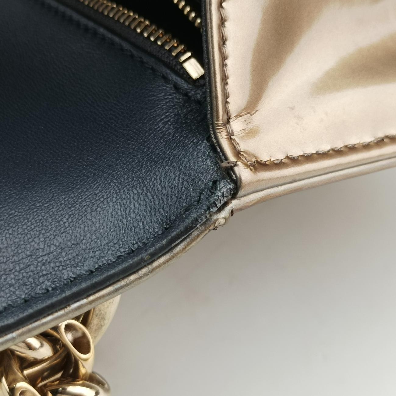 Diorama Golden Gold Beaded Metallic Leather 09-BO-1125