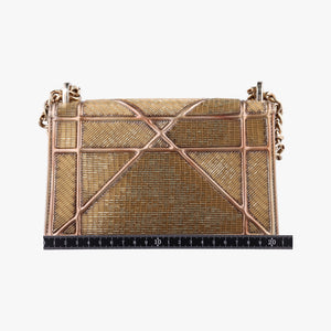 Diorama Golden Gold Beaded Metallic Leather 09-BO-1125