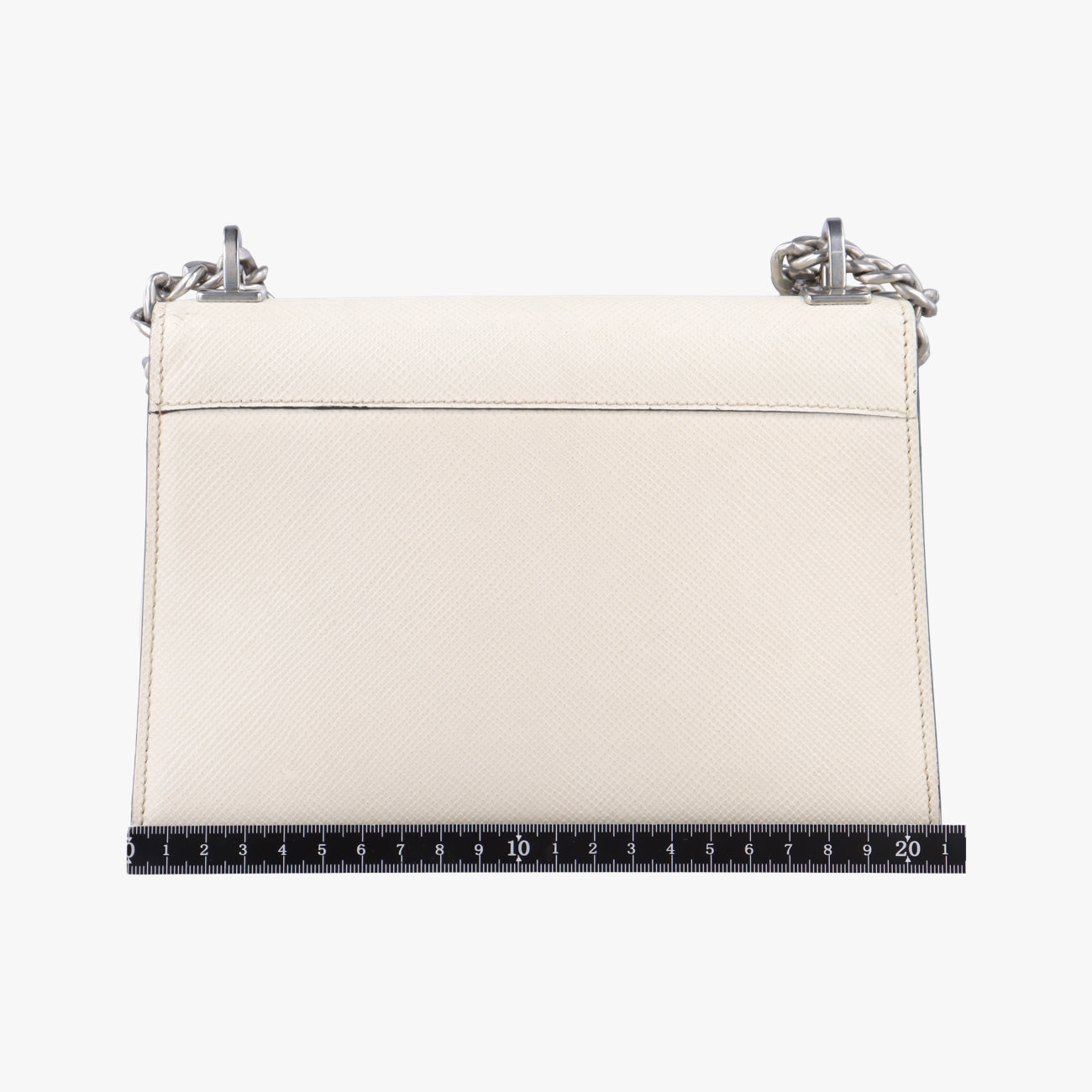 Monochrome Robot White SAFFIANO Leather 7/D