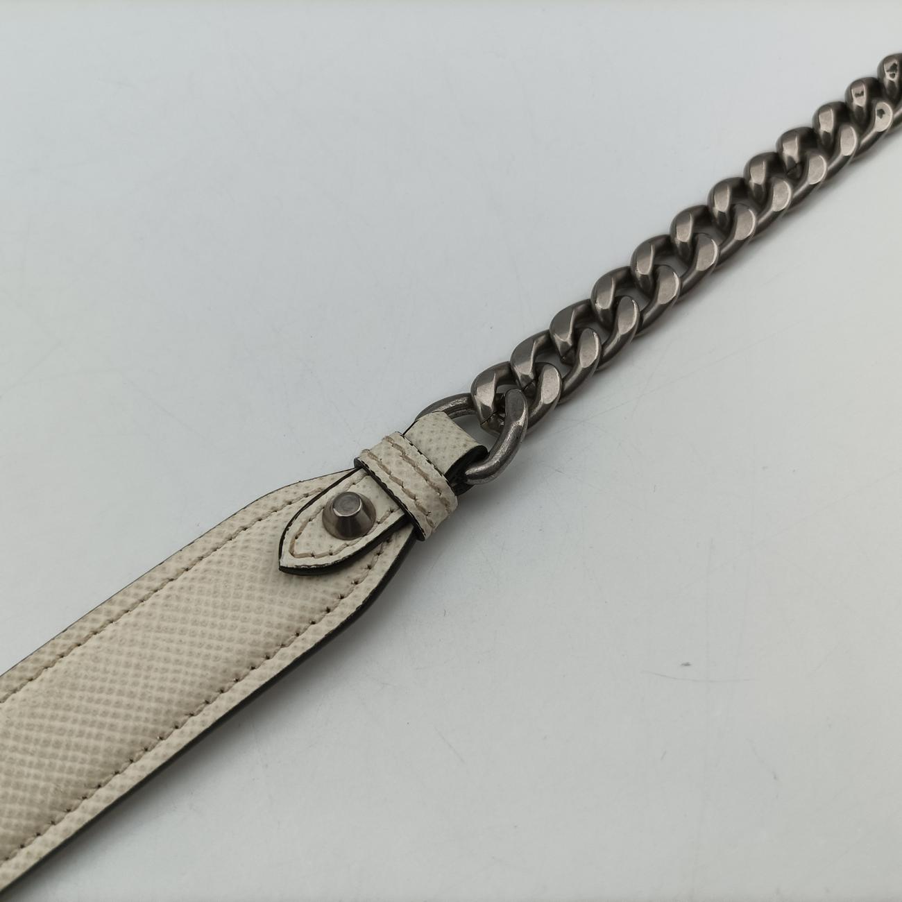 Monochrome Robot White SAFFIANO Leather 7/D
