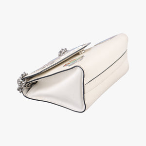 Monochrome Robot White SAFFIANO Leather 7/D