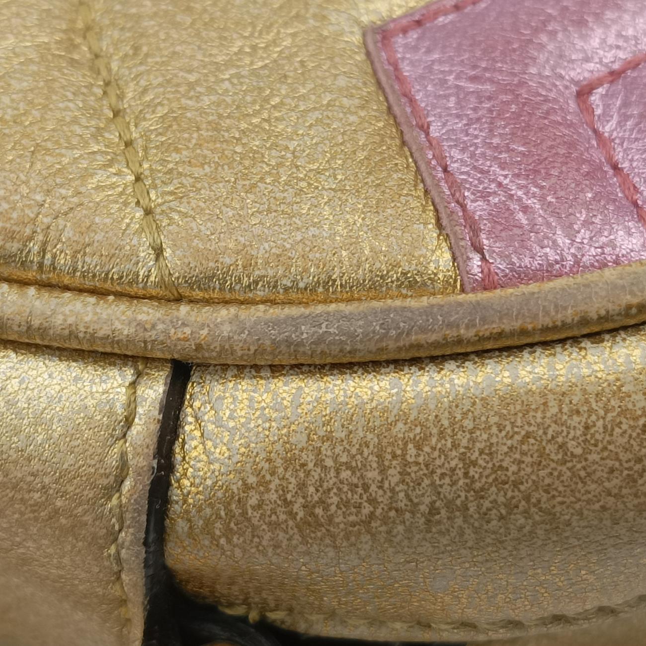 GG Marmont Pink × Gold Leather F027277039