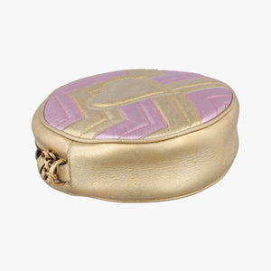 GG Marmont Pink × Gold Leather F027277039