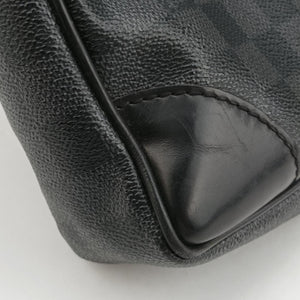 Porte Documents Voyage Noir Damier Graphite RI4123