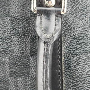 Porte Documents Voyage Noir Damier Graphite RI4123