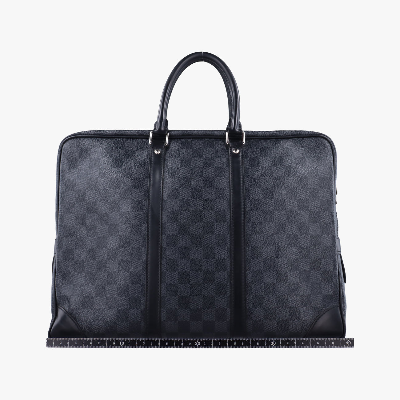 Porte Documents Voyage Noir Damier Graphite RI4123