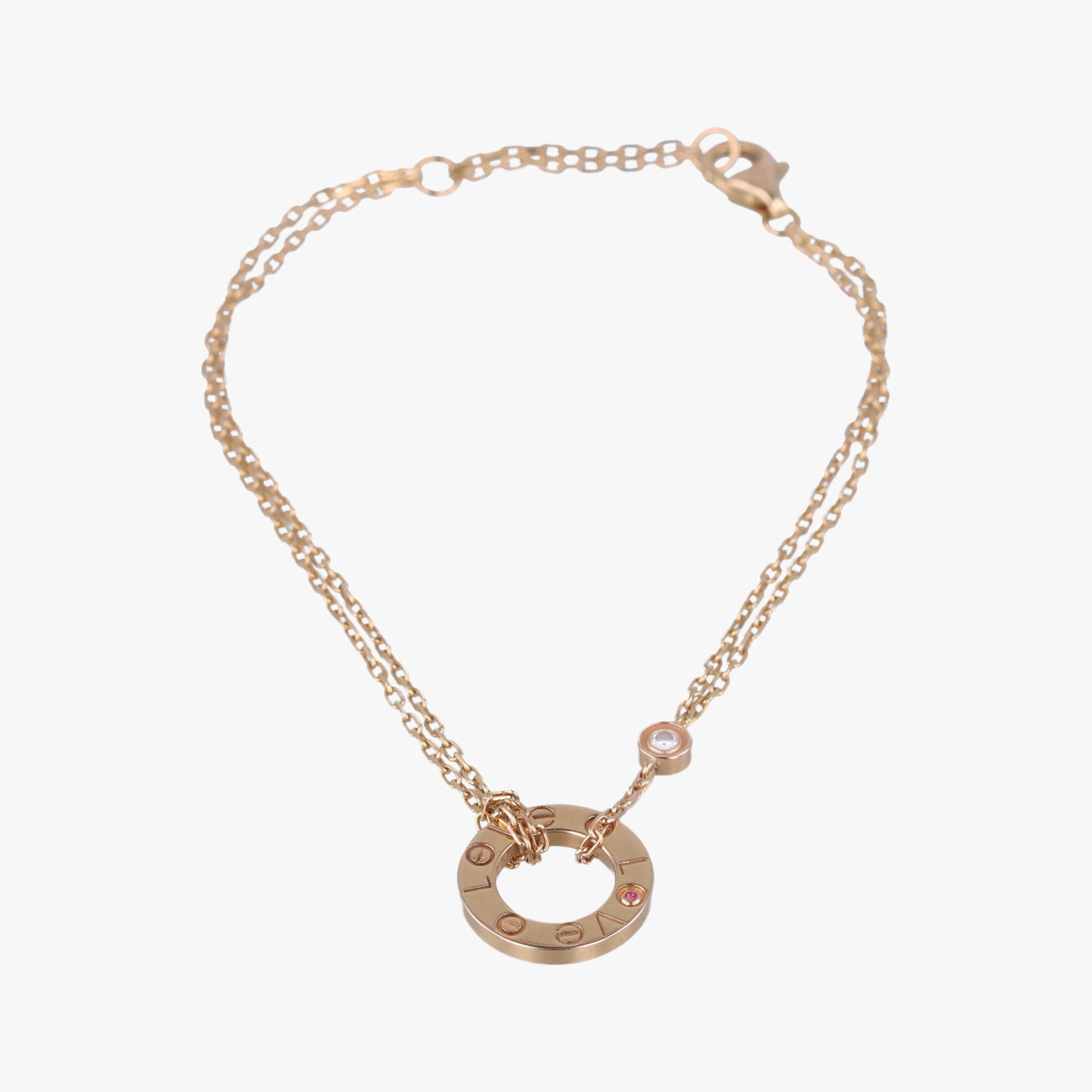 Love Circle DIAMONDS Golden AU750 PZ0161