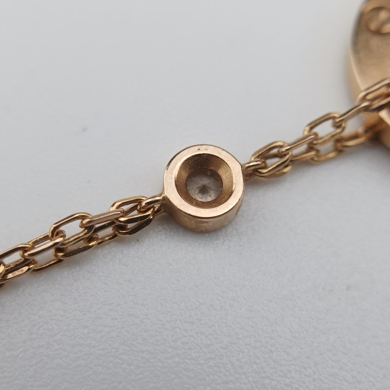 Love Circle DIAMONDS Golden AU750 PZ0161