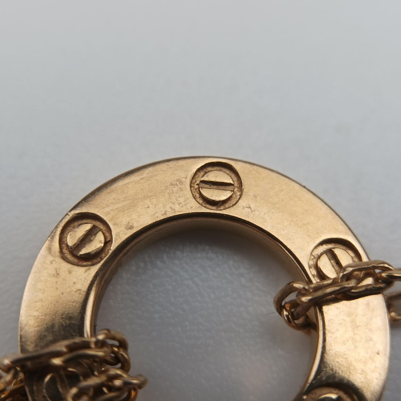 Love Circle DIAMONDS Golden AU750 PZ0161