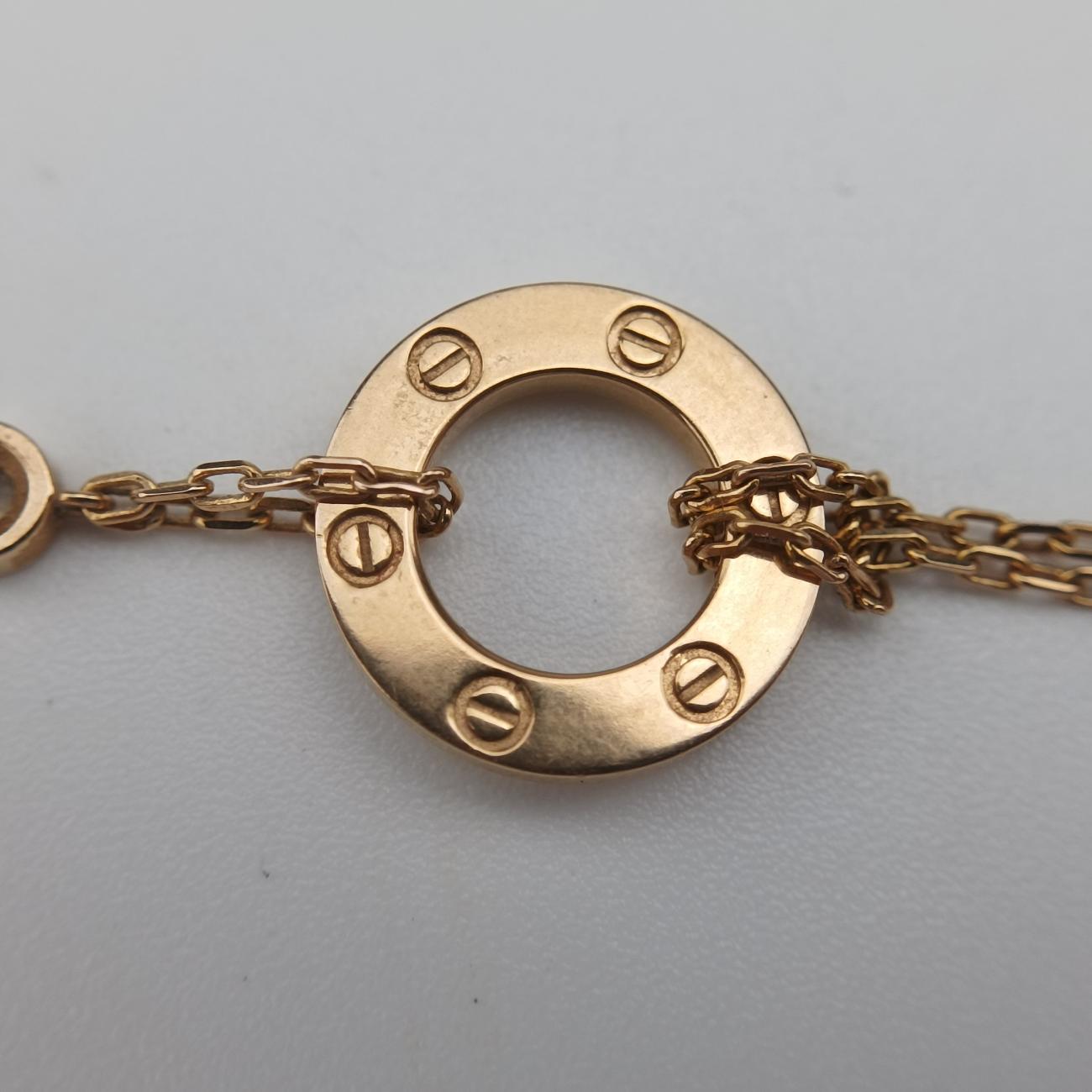 Love Circle DIAMONDS Golden AU750 PZ0161