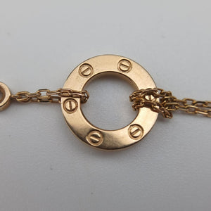 Love Circle DIAMONDS Golden AU750 PZ0161