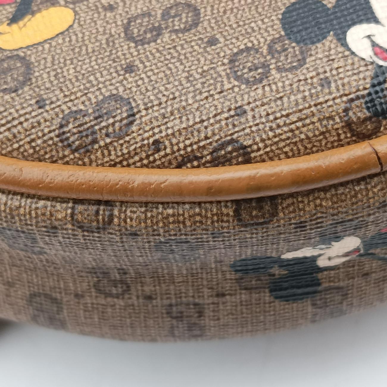 DISNEY Collaboration Mickey Mouse Beige×Multicolour PVC coated canvas